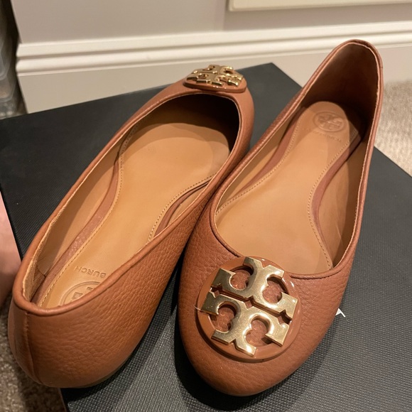 Tory Burch Leather Flats Size 6.5 - Picture 3 of 8